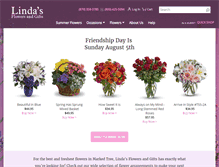 Tablet Screenshot of markedtreeflorist.com